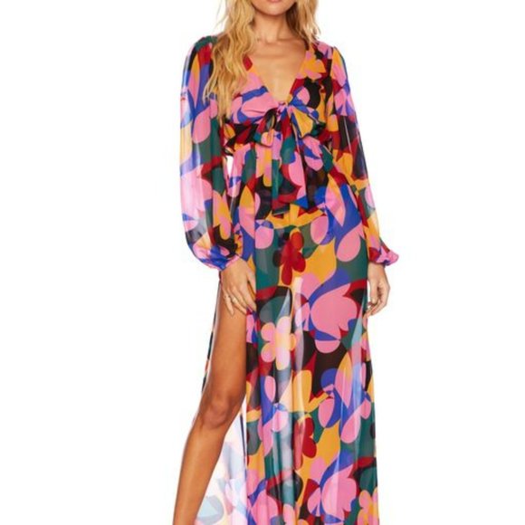 Beach Riot Swim Shiloh Dress Preppy Geo Floral Poshmark